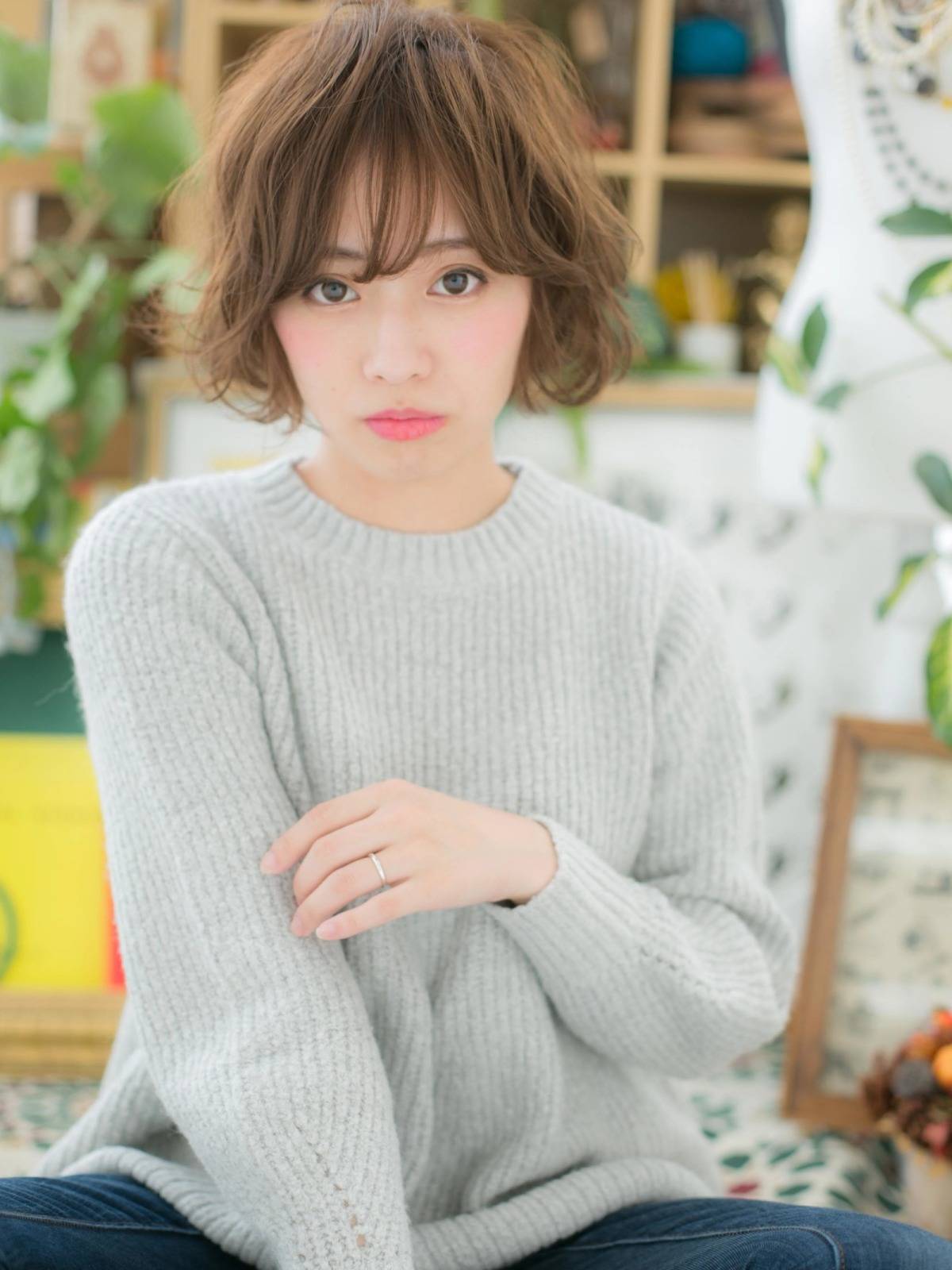 ゆるふわ質感ボブ