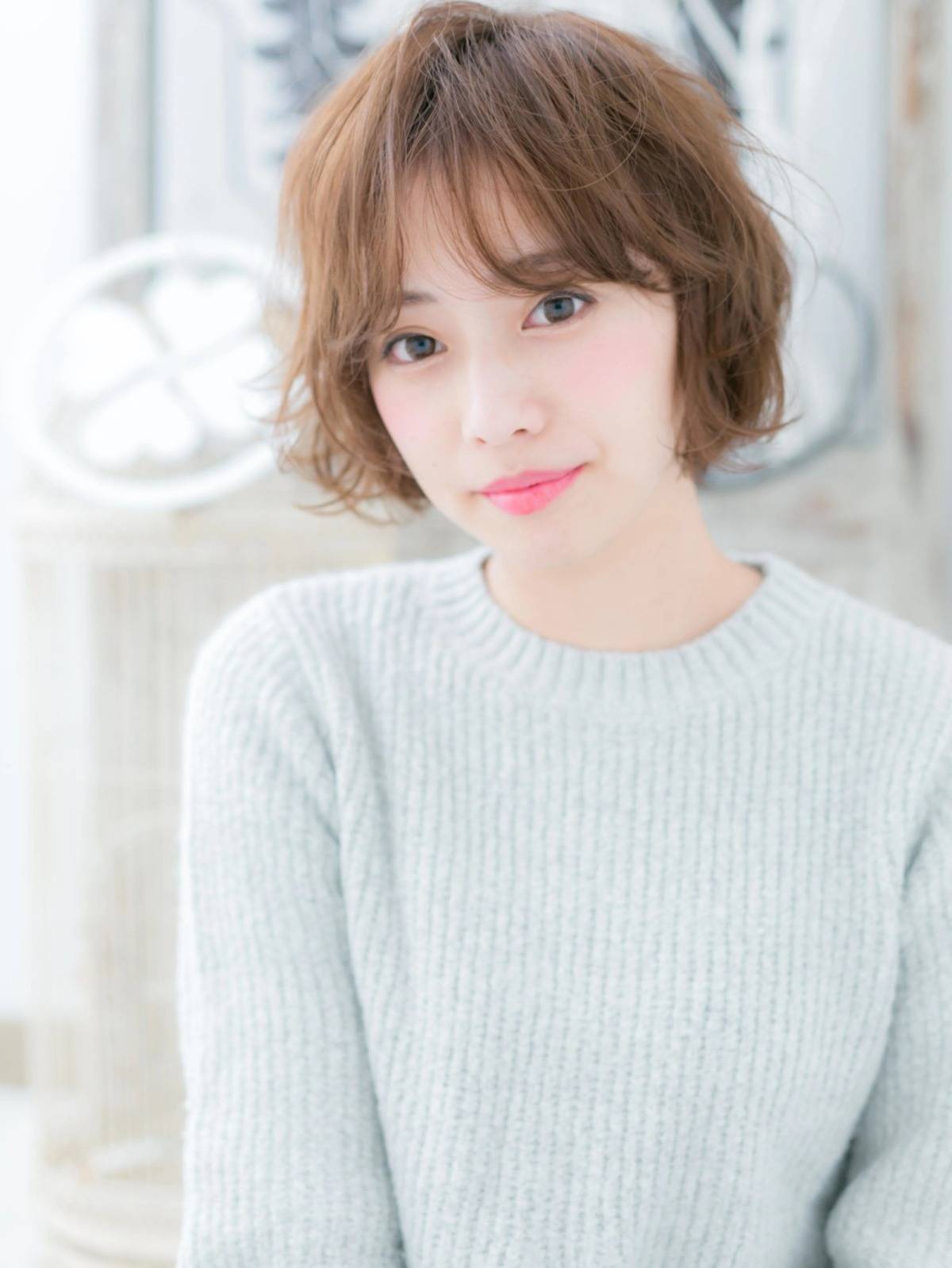 軽やかゆるふわボブ