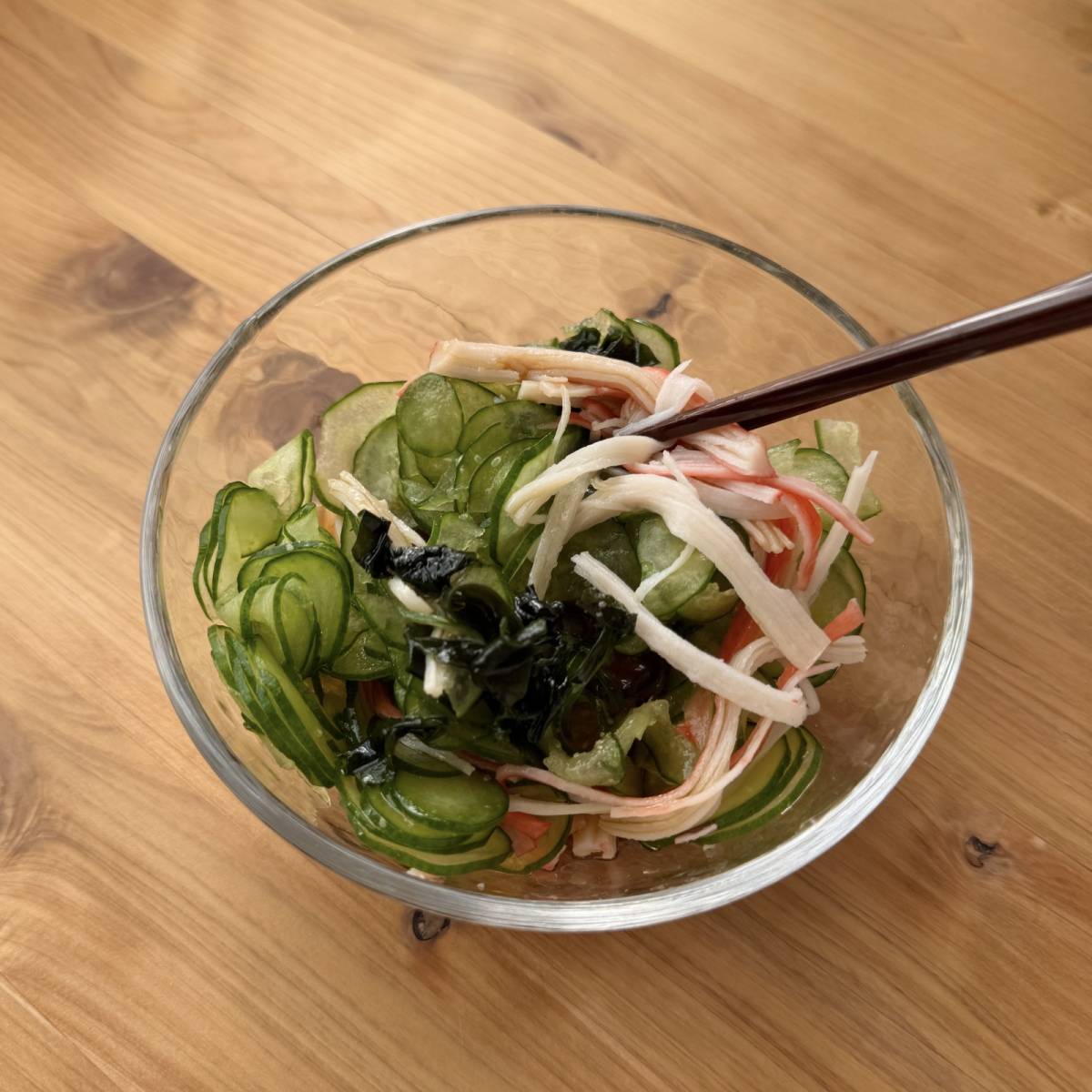 いちまさ公式の「カニかま酢の物」のレシピ