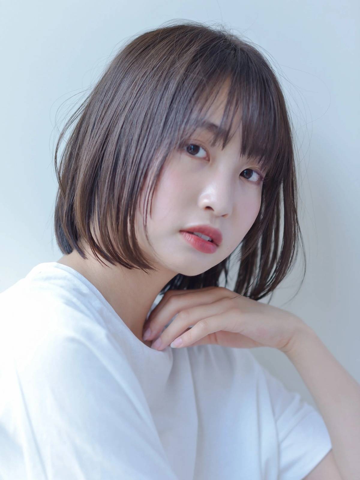 シンプルストレートボブ