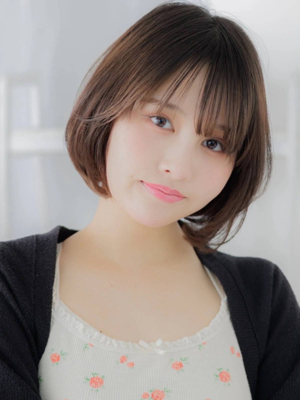 上品見えひし形ボブ