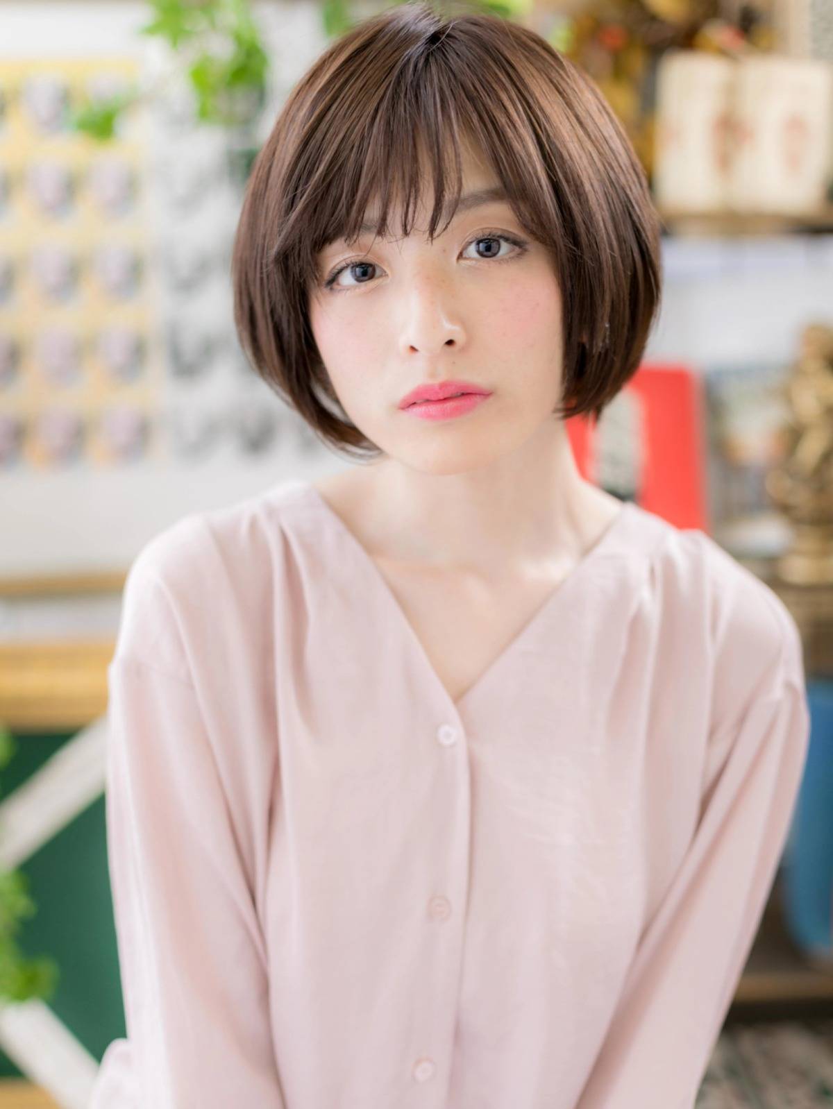 ツヤ感上品ボブ