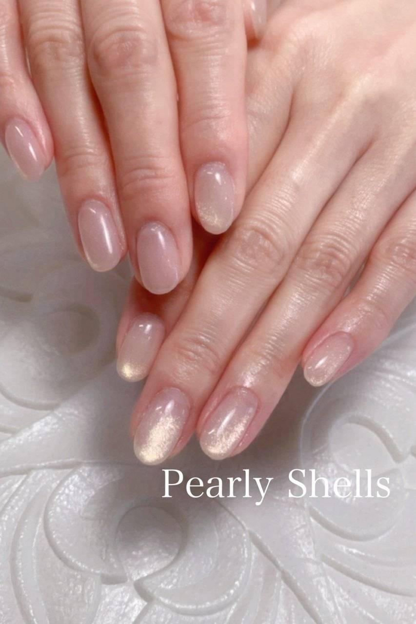 クリアピンクネイル