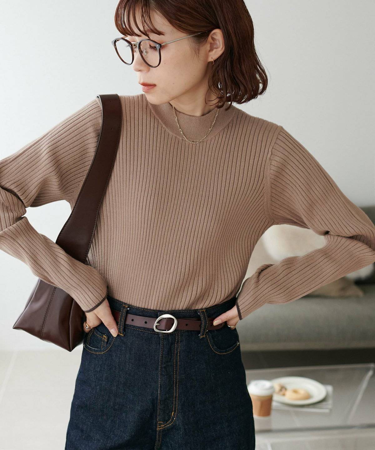 メガネをかけた女性