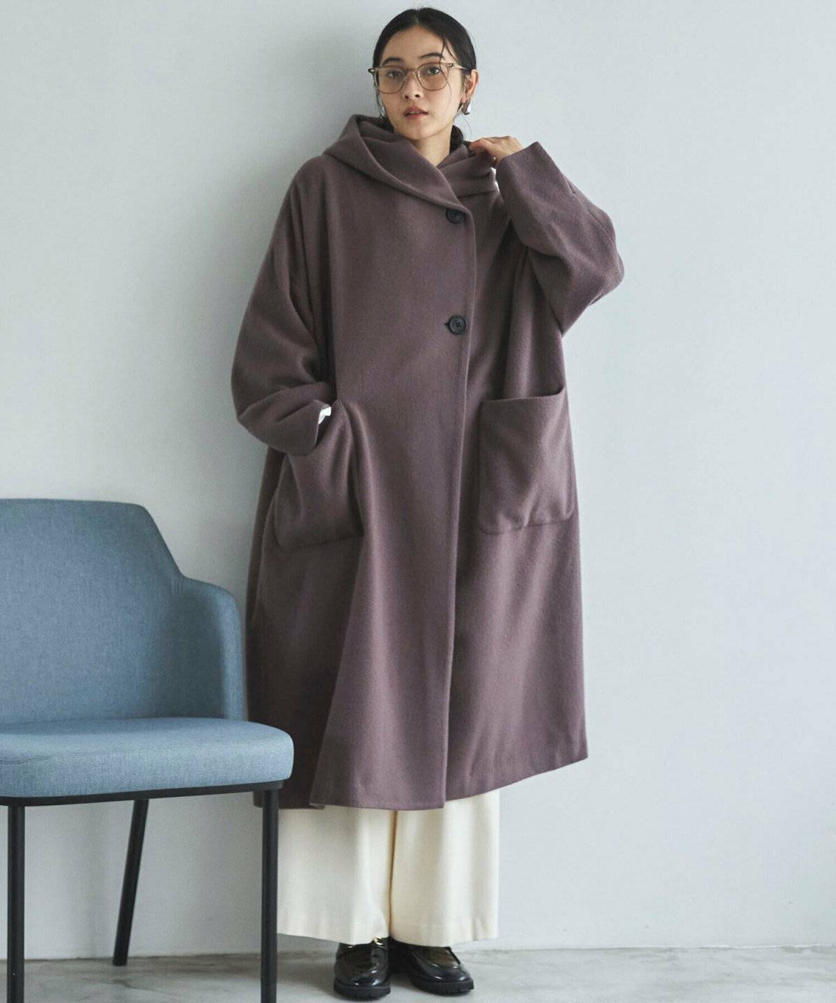 メガネをかけた女性