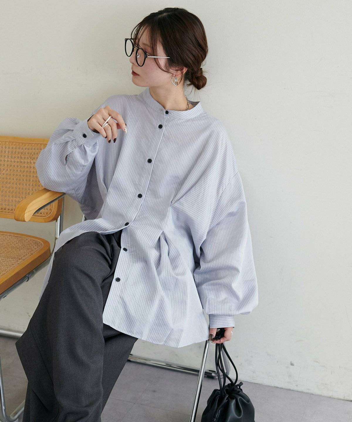 メガネをかけた女性