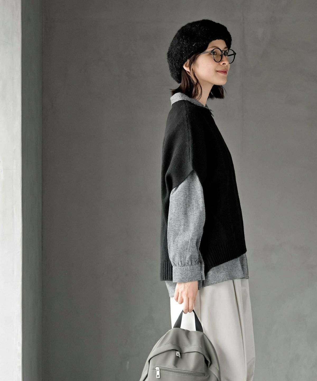 メガネをかけた女性