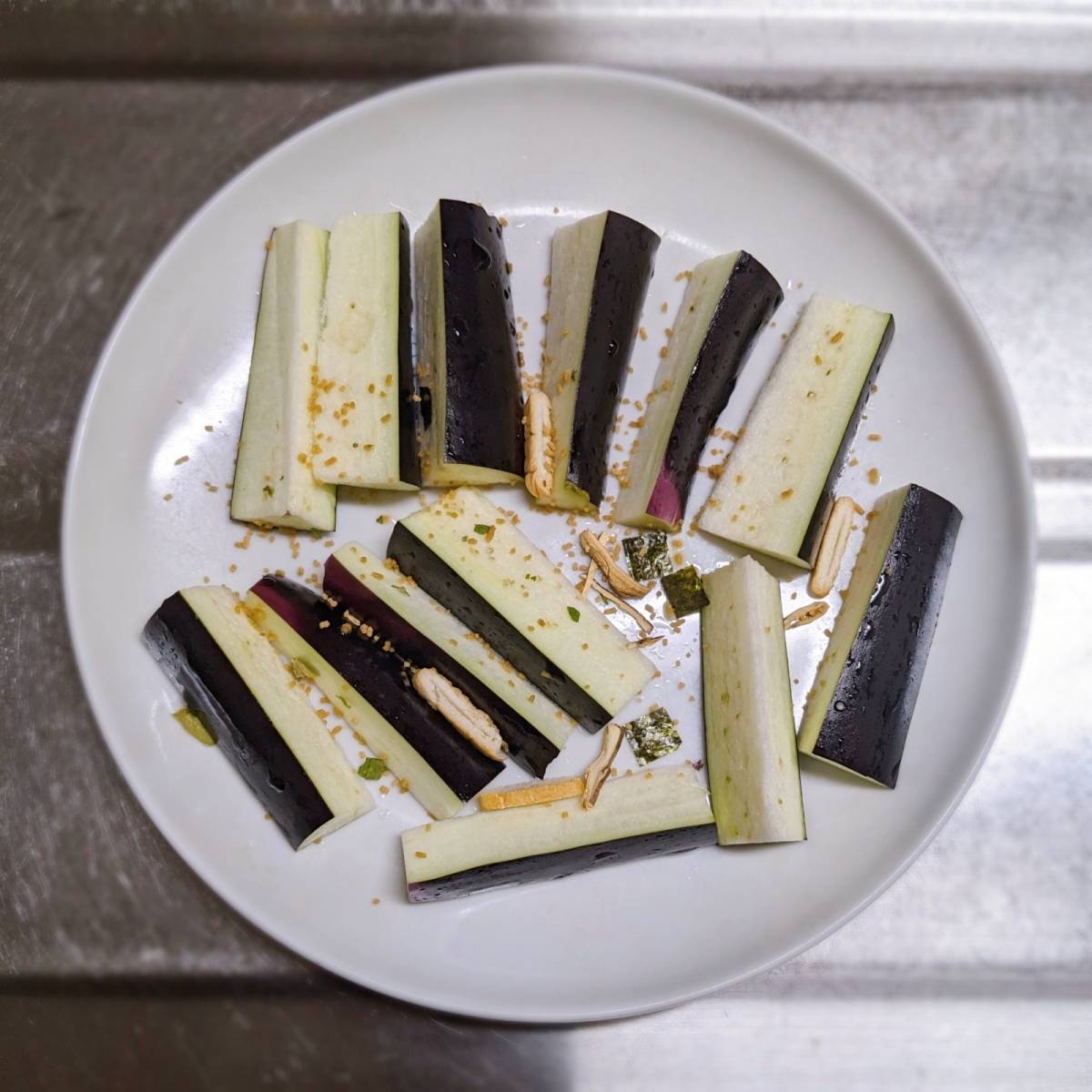 永谷園公式の「待つだけで豚バラなすの松茸風味」のレシピ