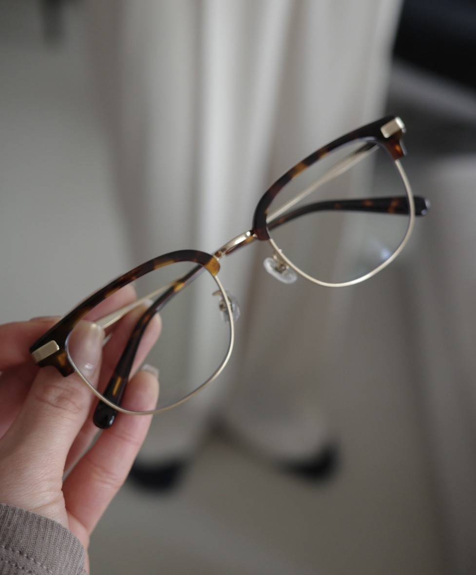 Zoffのウェリントン型メガネ