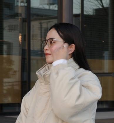 Zoffのウェリントン型メガネ