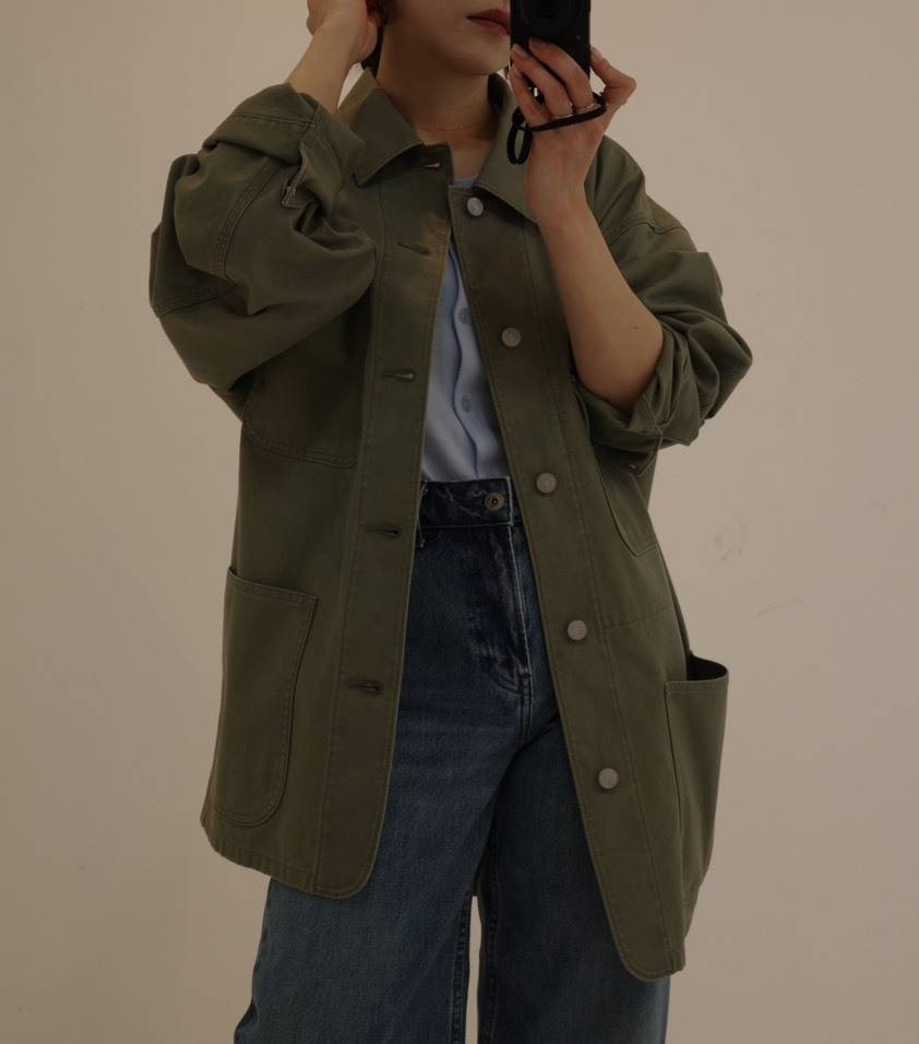 UNIQLO ユーティリティジャケットコーデ