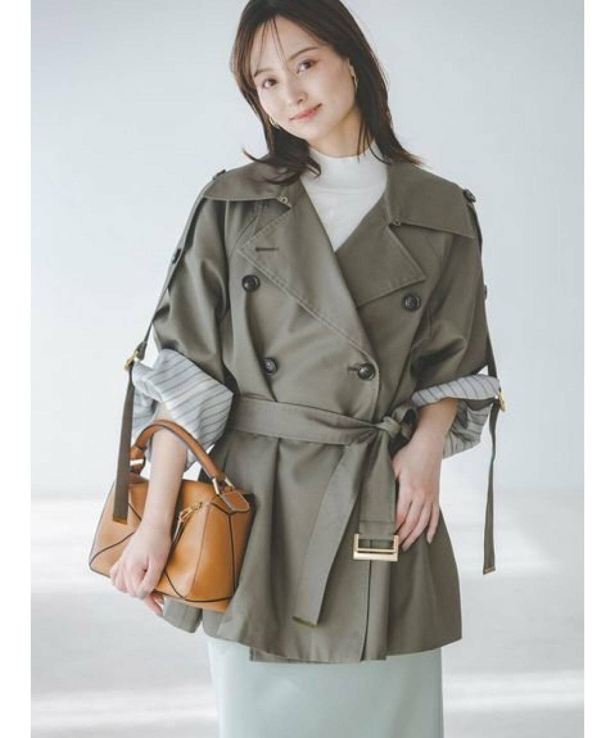 トレンチコートコーデ