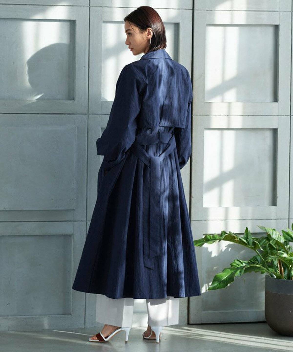 トレンチコートコーデ