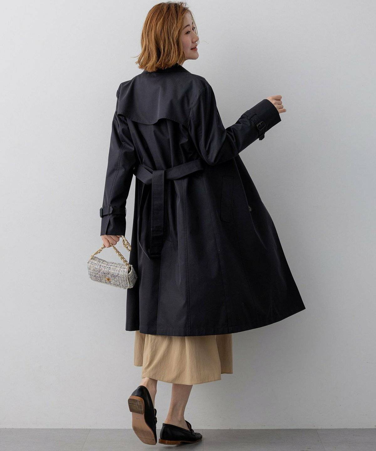 トレンチコートコーデ