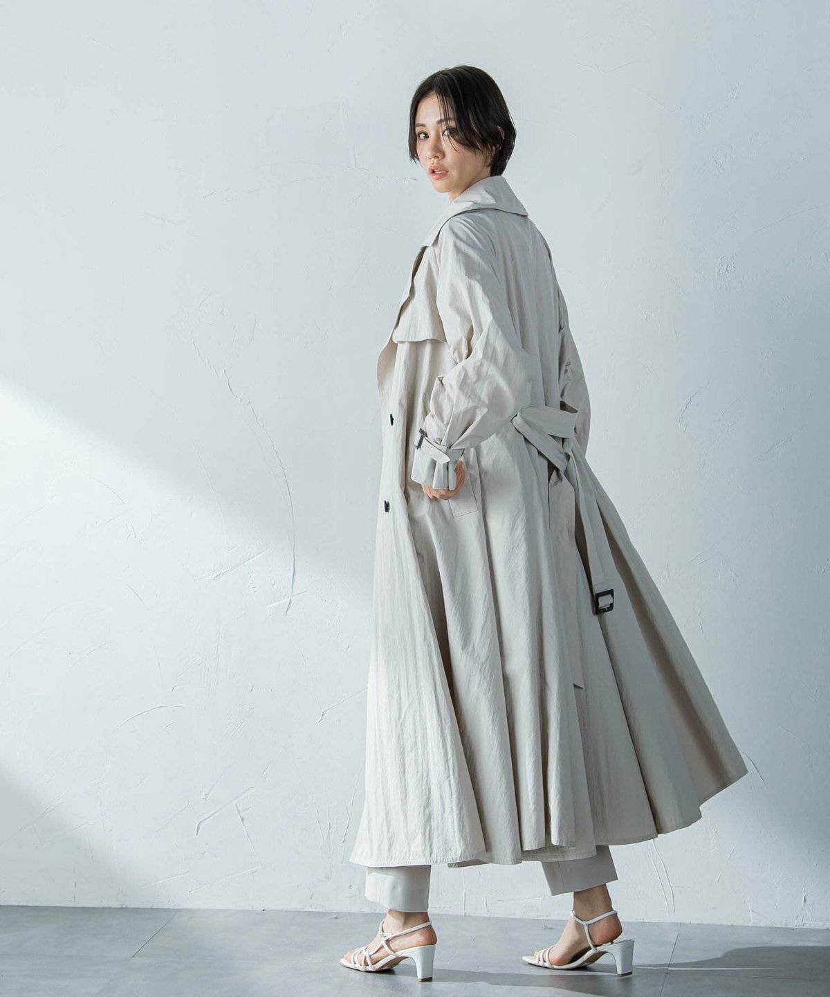 トレンチコートコーデ