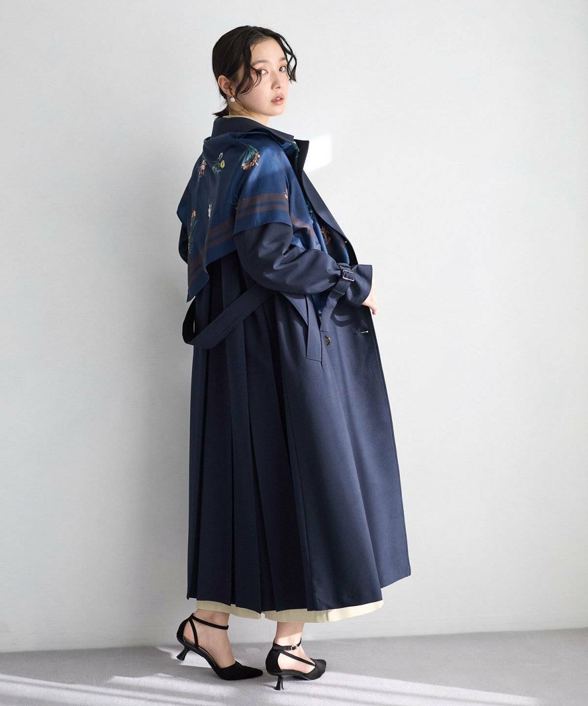 トレンチコートコーデ