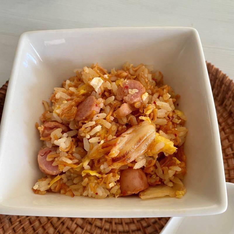 チキンラーメン公式の「キムチキラーめし」のレシピ