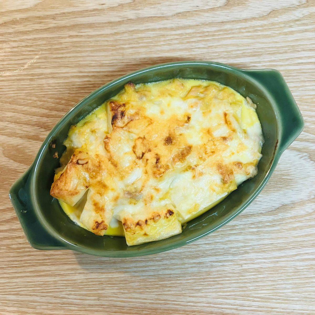 サトウ食品公式の「もち味噌グラタン」のレシピ