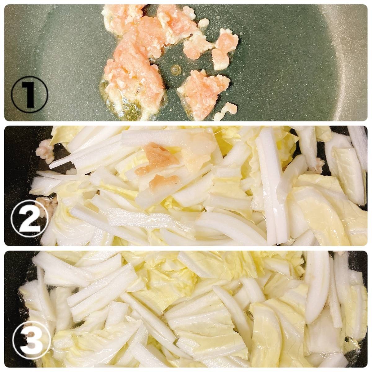 JAグループ公式の「ダシダde❤白菜と牛豚合挽のスープ❤」のレシピ