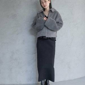 似合わないを解消！グレーのボアブルゾンが可愛く見えるコーデ6連発