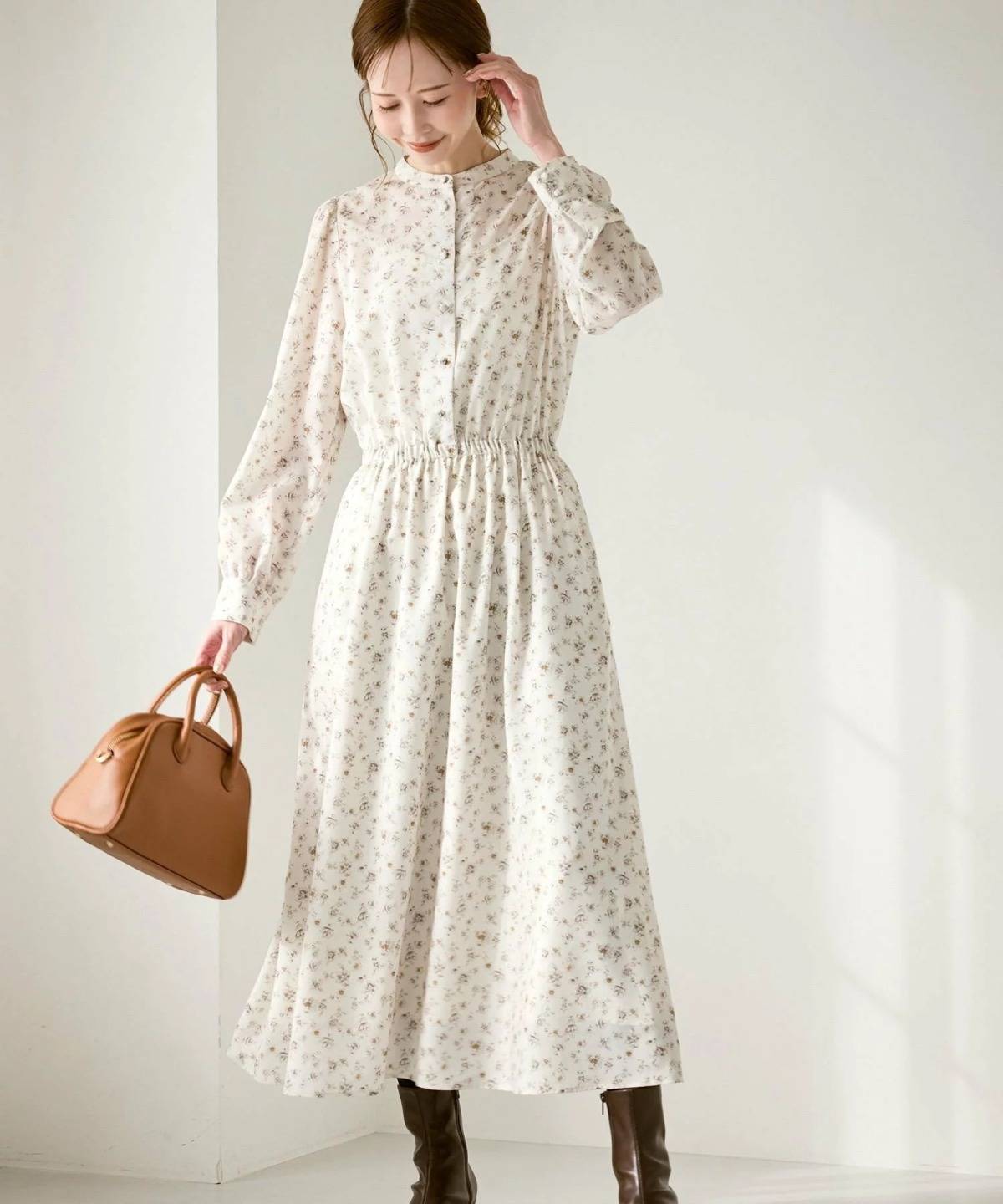 ROPE' PICNIC 小花柄ノスタルジックワンピース