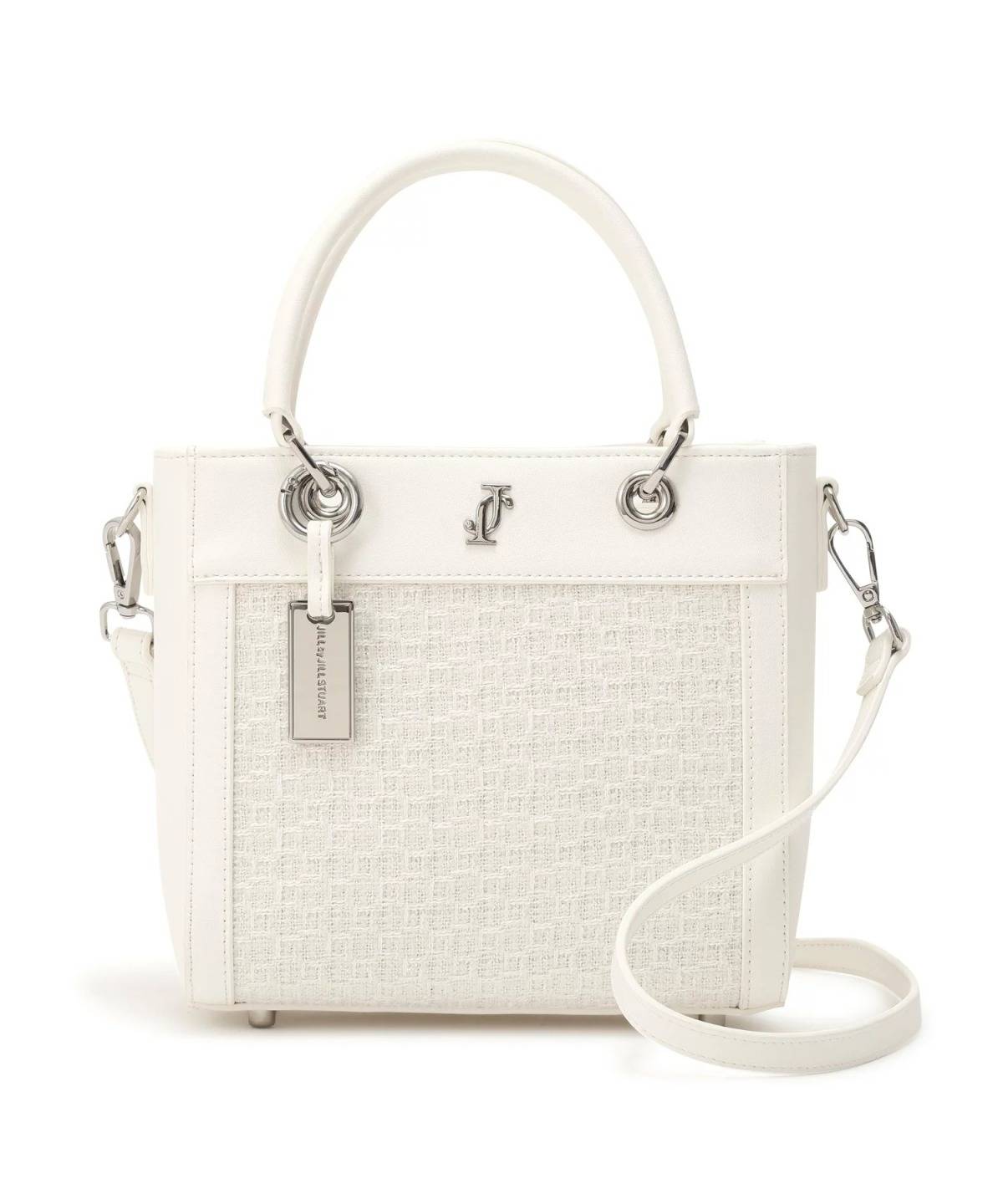 JILL by JILL STUART クロスJツイードトートバッグ