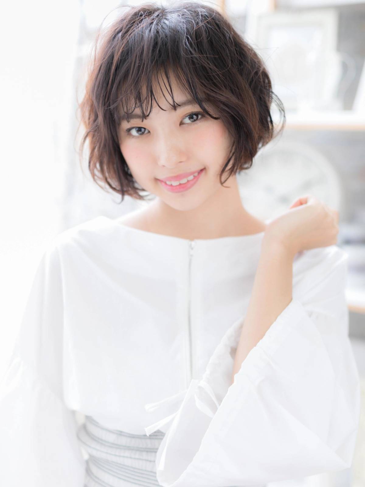 くせ毛風ニュアンスボブ