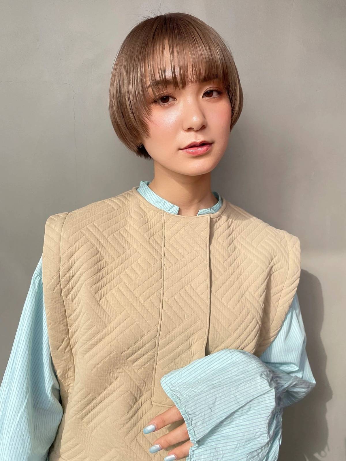 ボリュームがないボブ