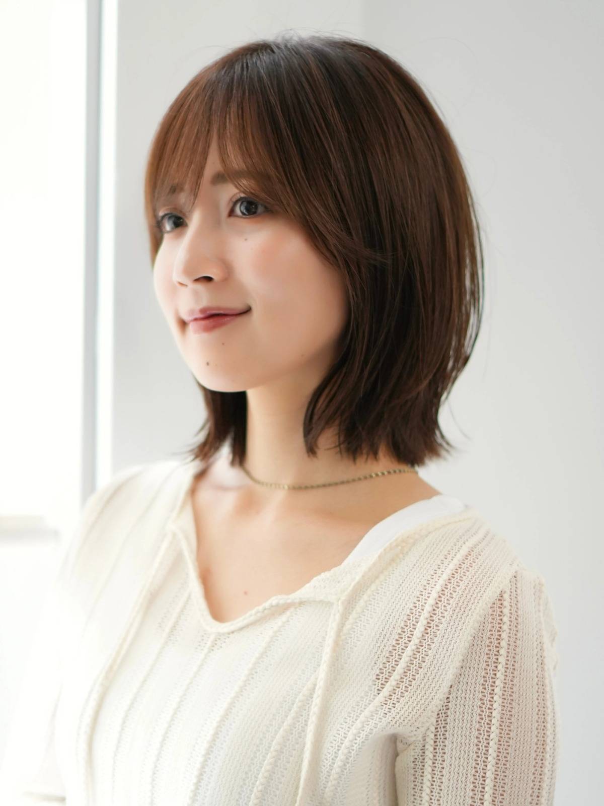 レイヤーくびれボブ