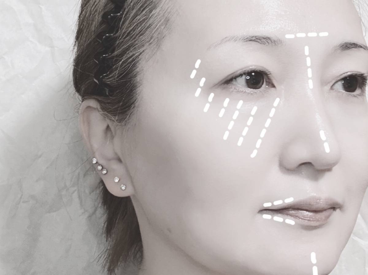 CEZANNE セザンヌ ブライトカラーシーラー 00メリハリホワイト 塗布方法 筆者顔