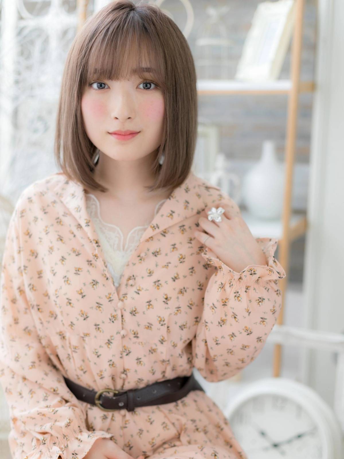 シンプルストレートボブ