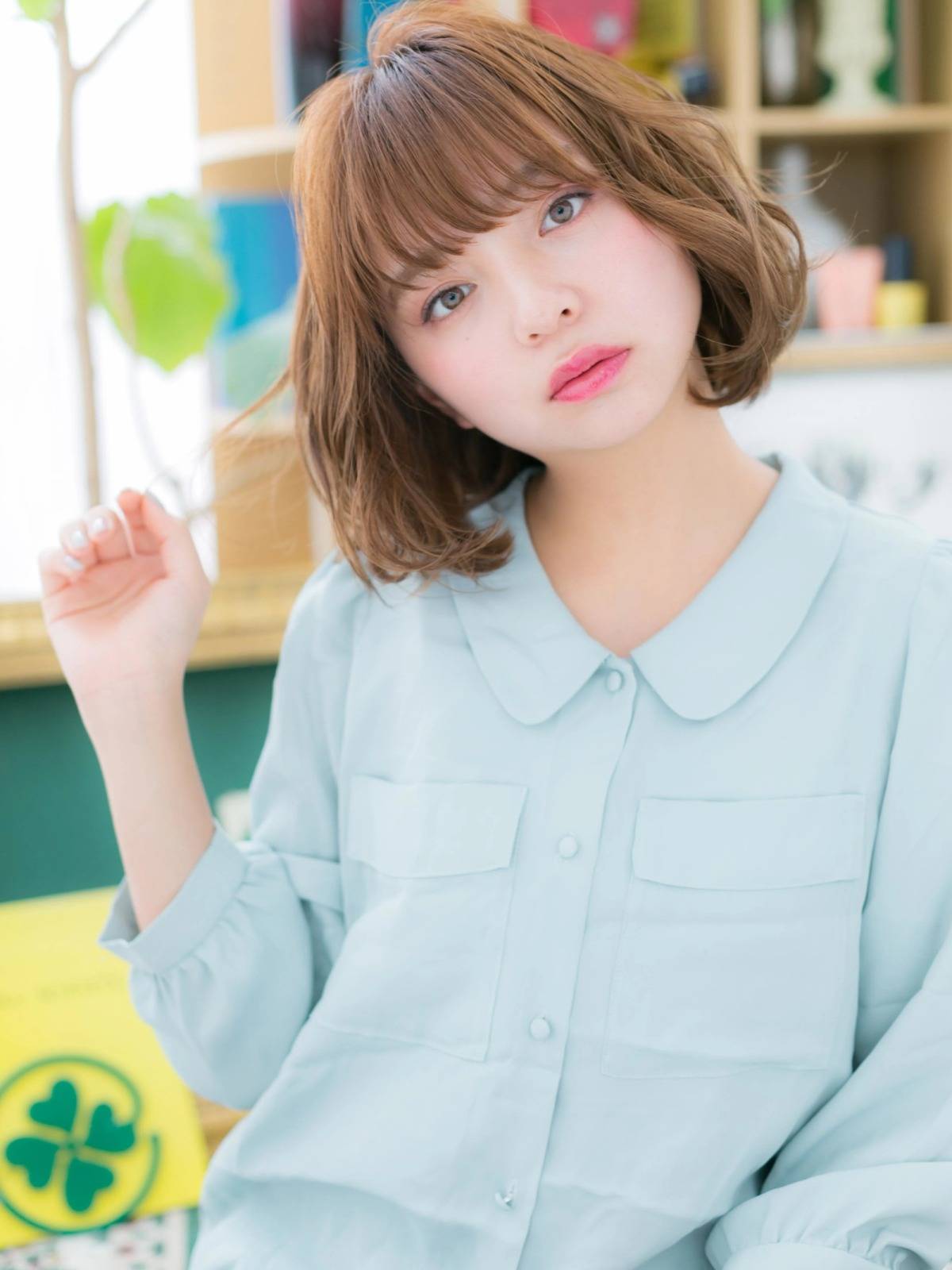 ゆるカールのAラインボブ