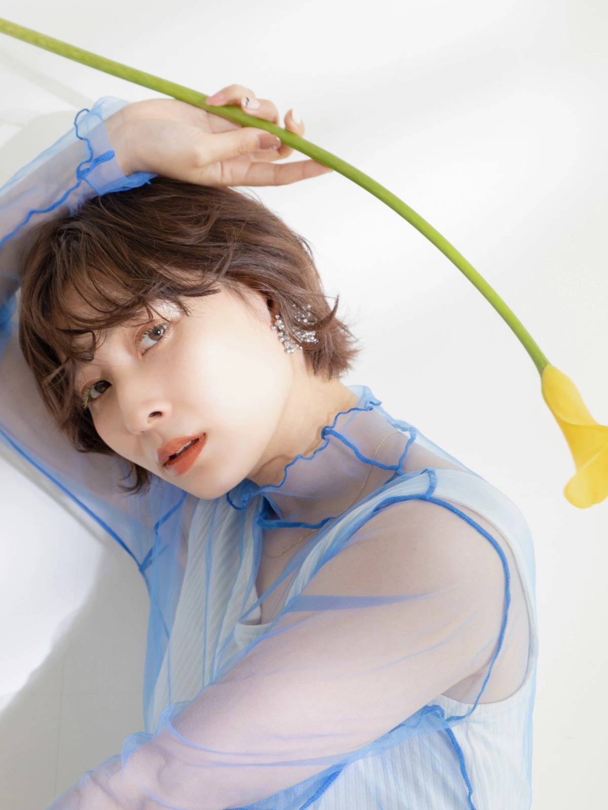 無造作丸みボブ