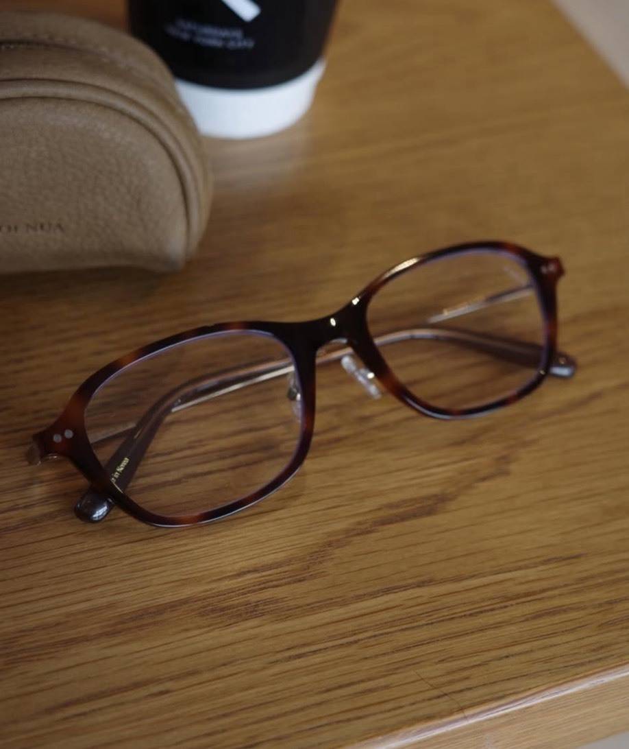 レオパードフレームメガネ