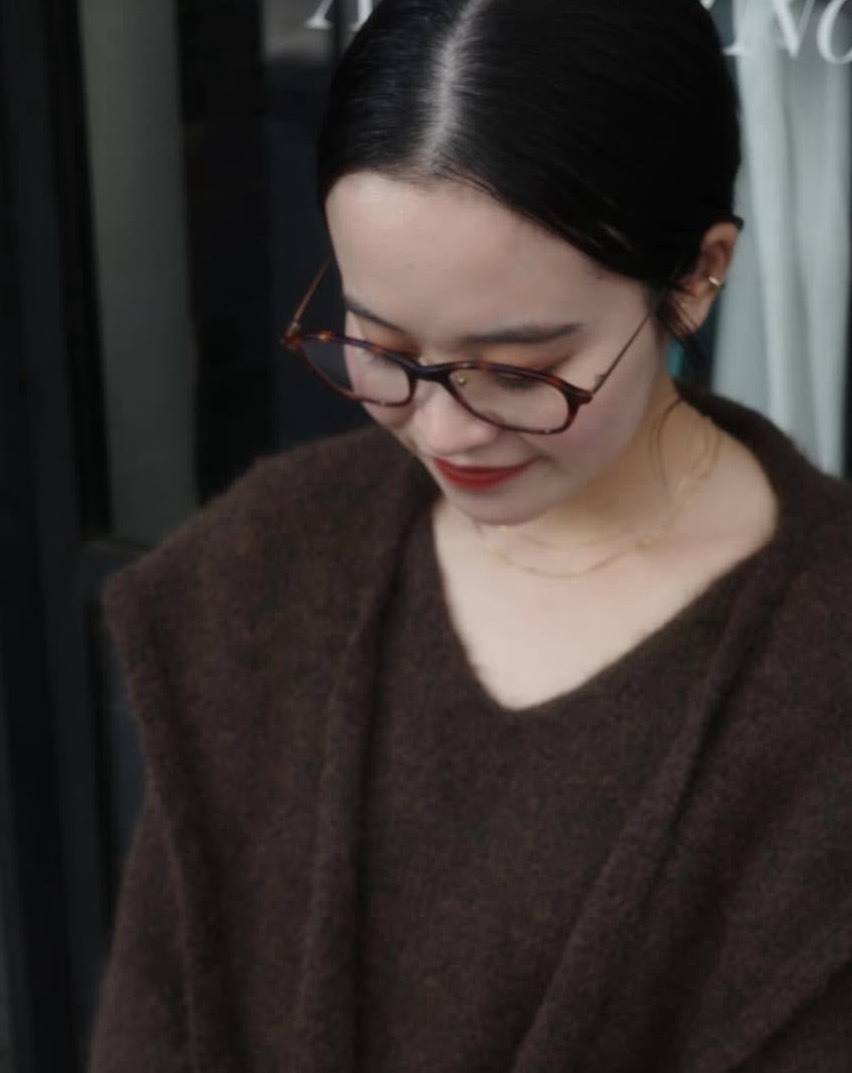 レオパードフレームメガネ