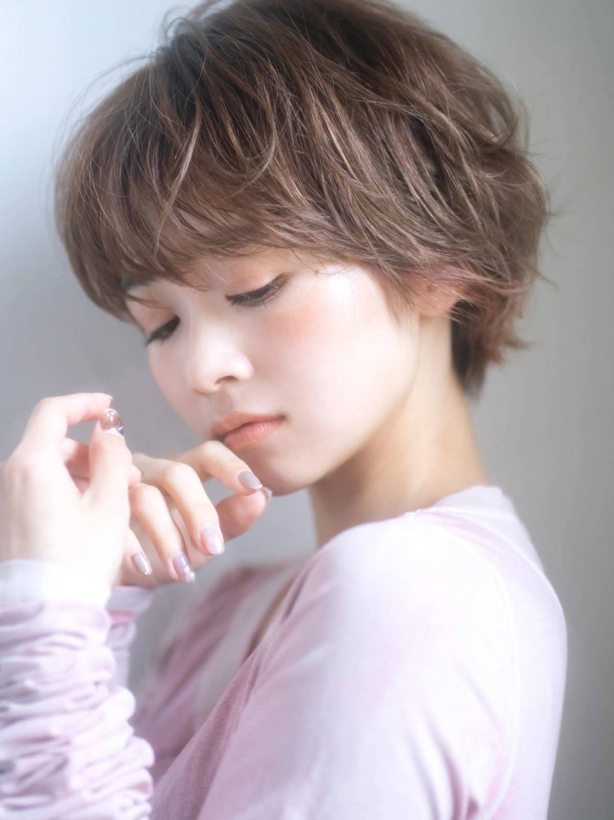 ラフ感ニュアンスショート