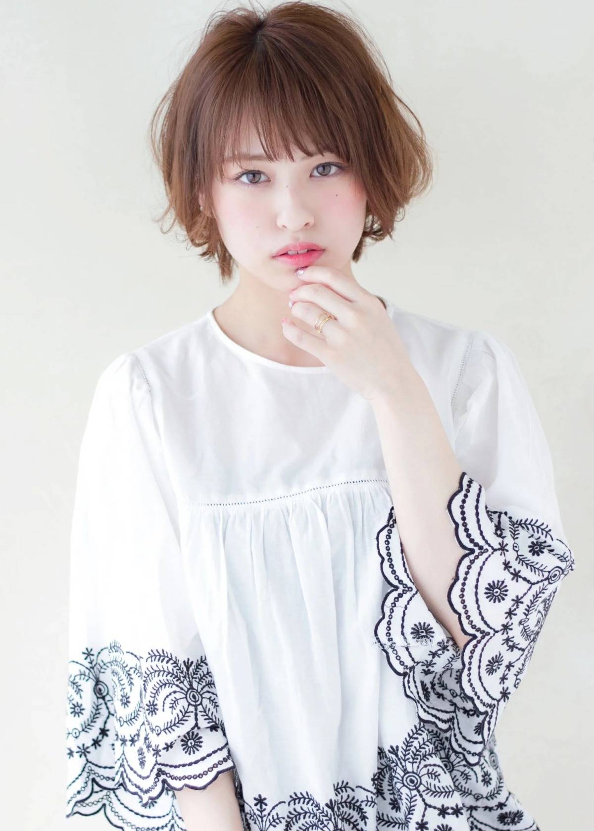 ラフなニュアンスショート