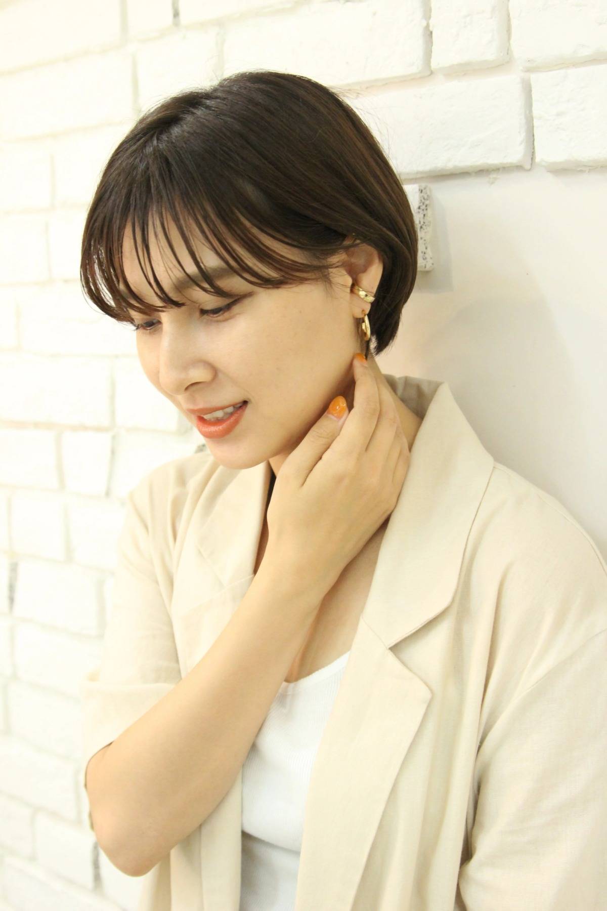 まとまりやすいシンプルショート