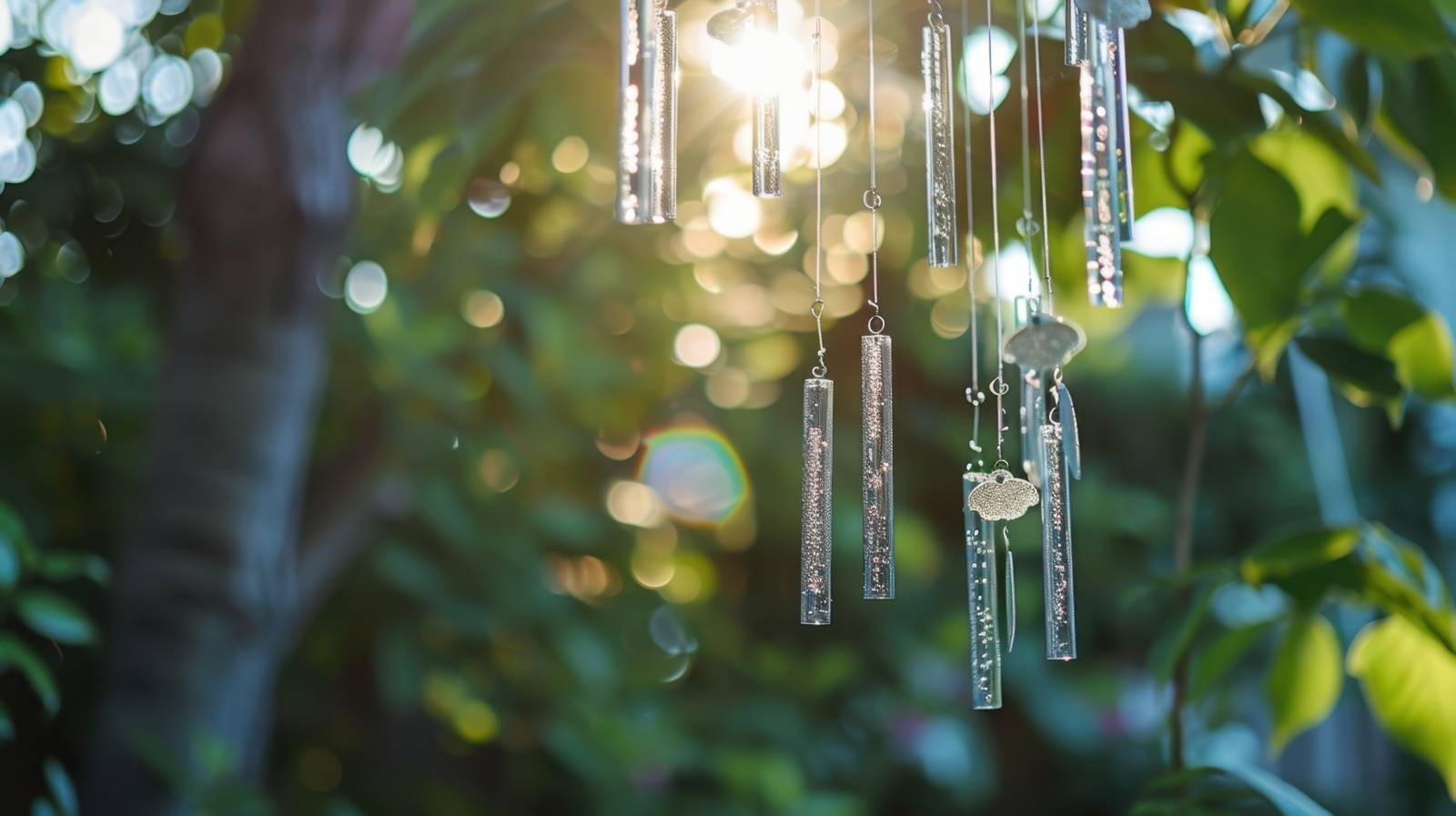 バルコニー　良縁を引き寄せる　風鈴