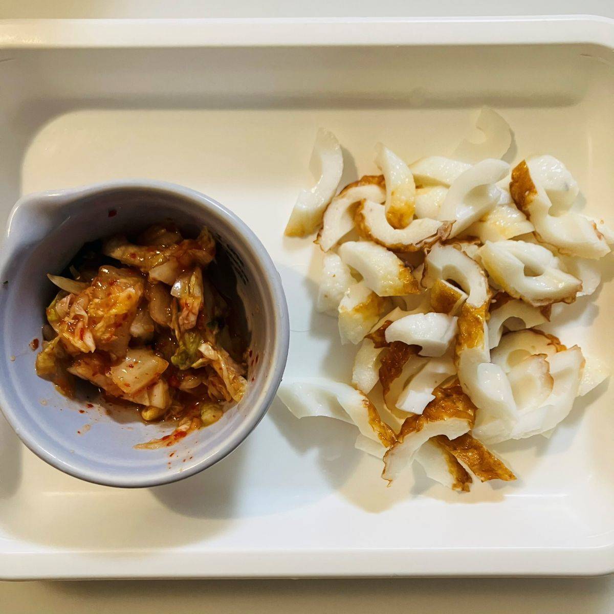 ヤマキ公式の「ちくわのキムチーズ炒め」のレシピ