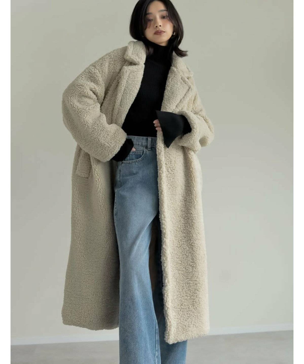 デニムパンツコーデ