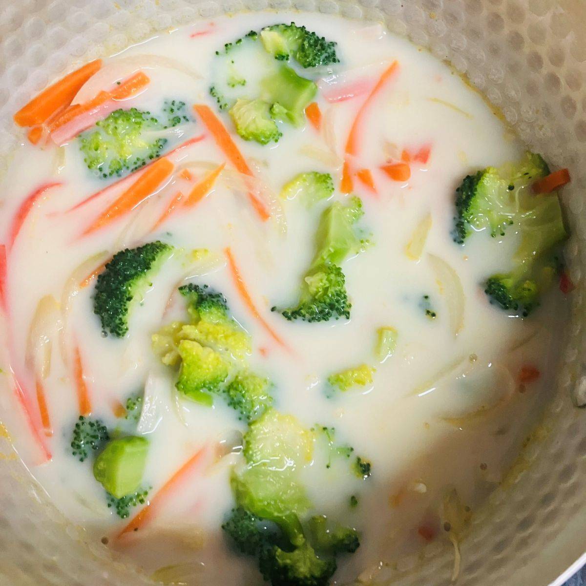 いちまさ公式の「具沢山豆乳スープ」のレシピ