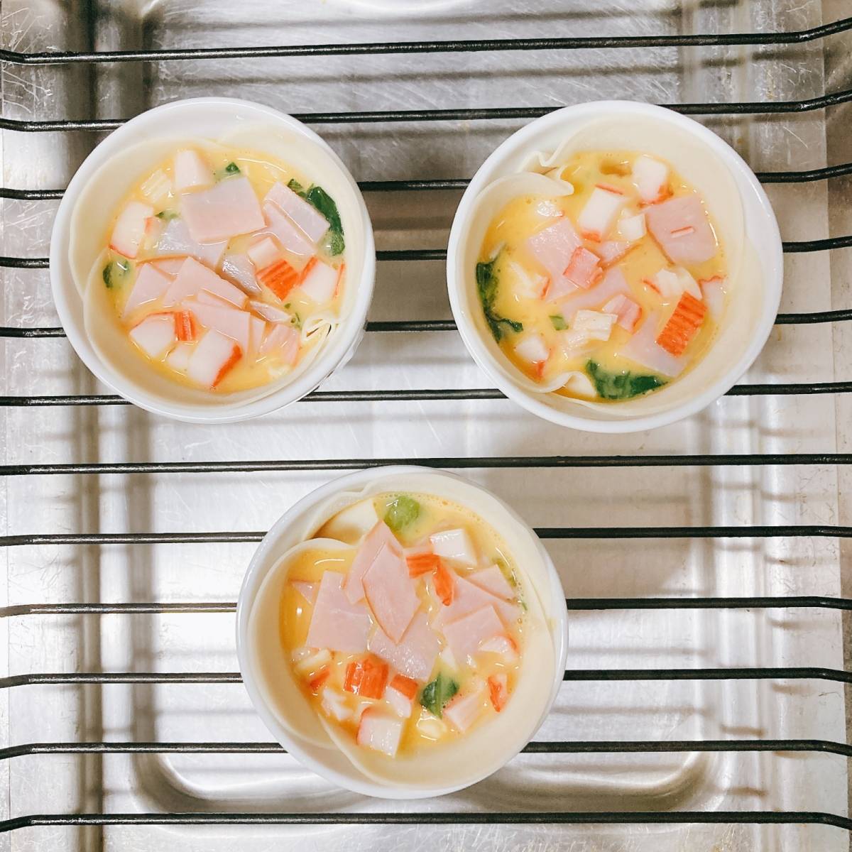 いちまさ公式の「餃子の皮で簡単キッシュ」のレシピ