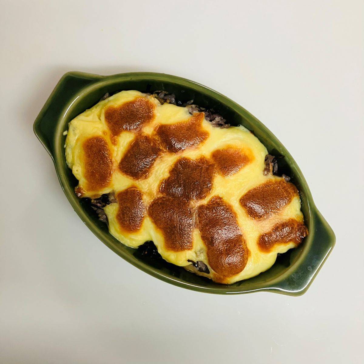 くらこん公式の「塩こんぶ玄米豆乳ドリア」のレシピ