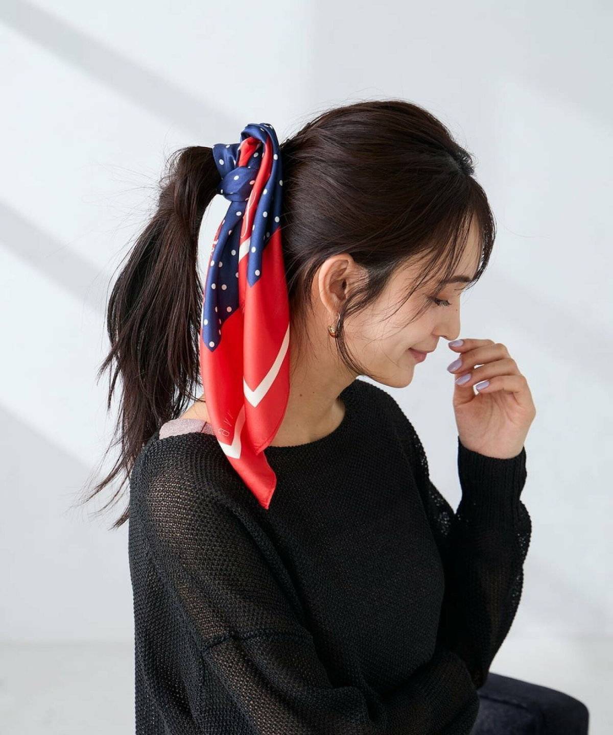 ヘアアレンジで取り入れて大人可愛く