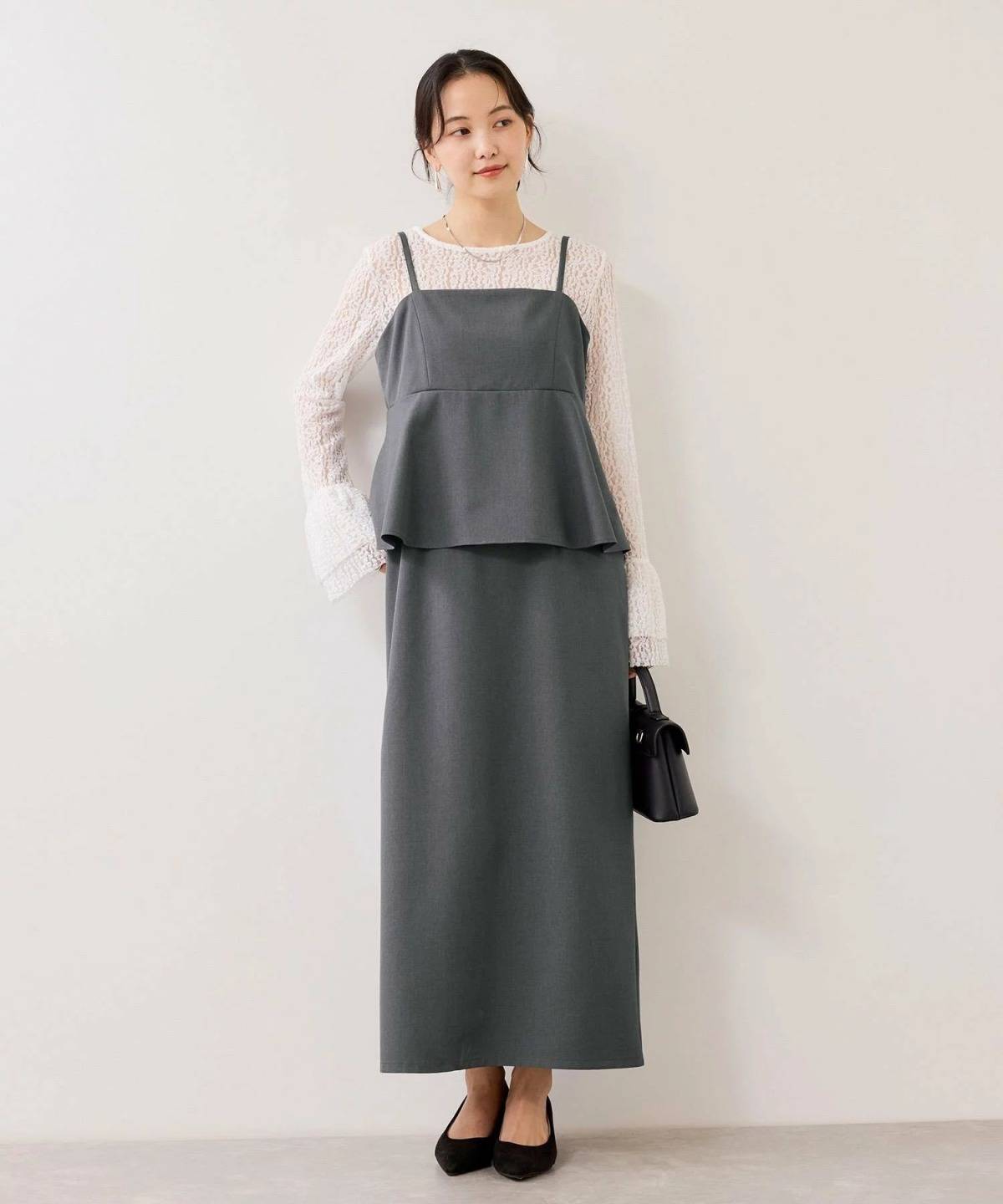 VIS キャミワンピース