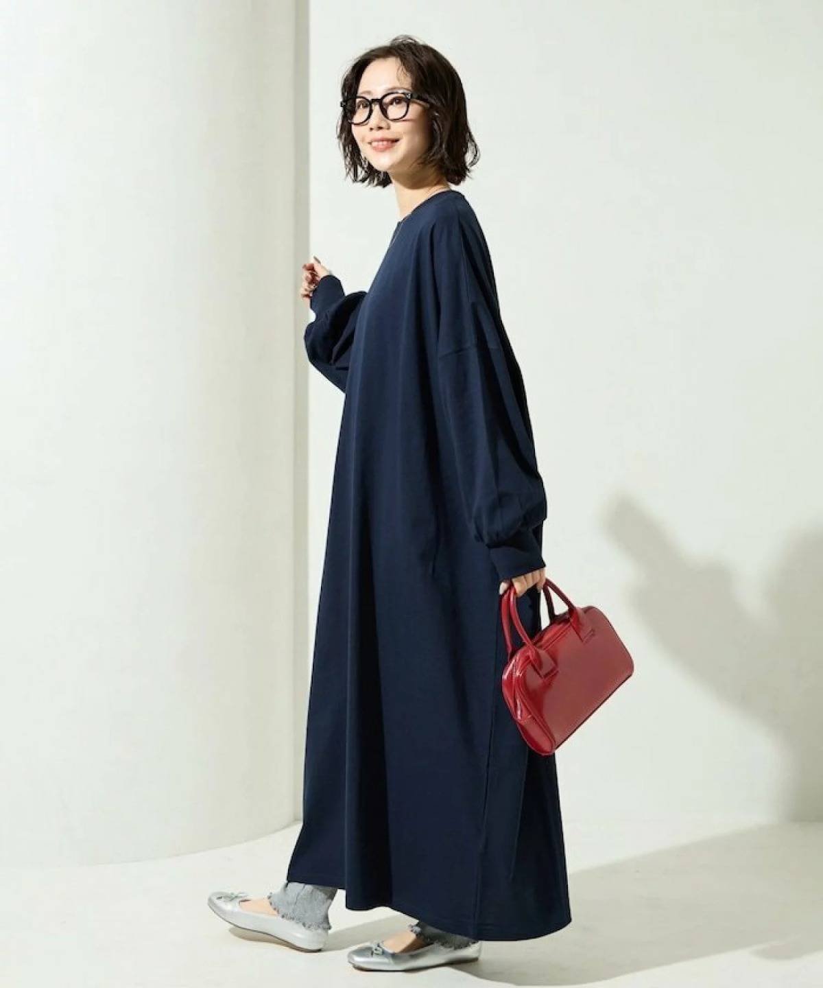 FREAK’S STORE オーバーサイズドルマンスリーブワンピース