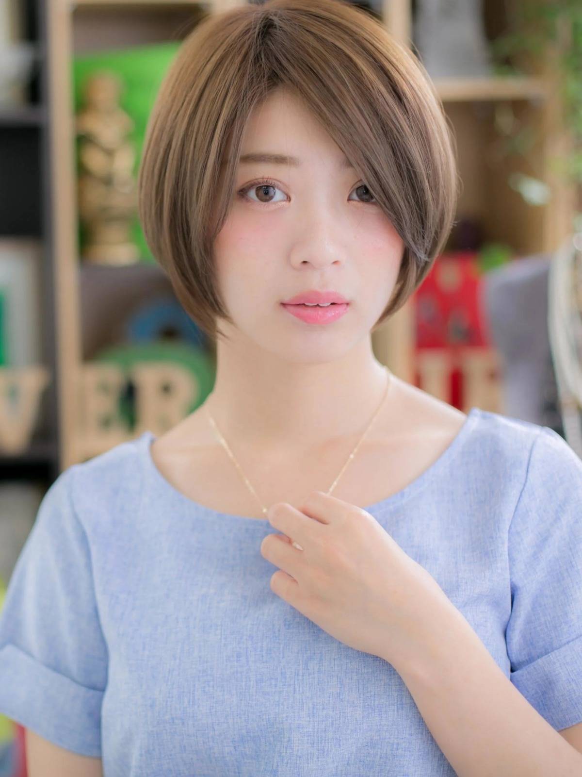 まとまり感丸みボブ