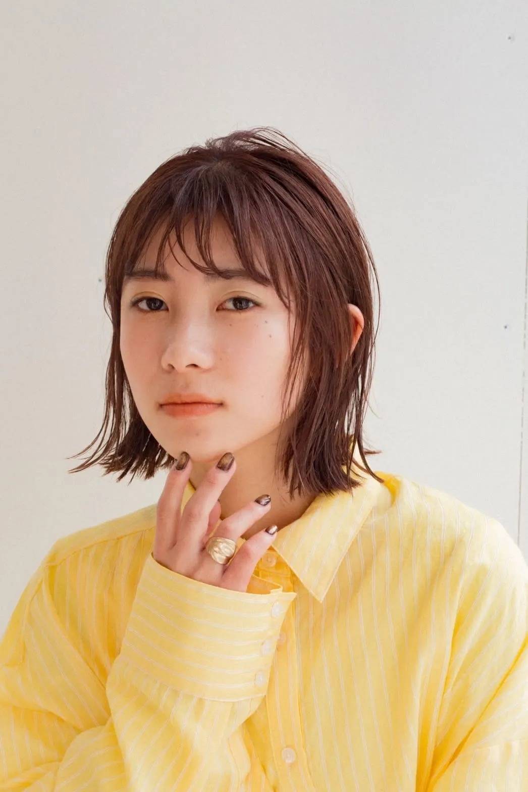 切りっぱなしラフボブ