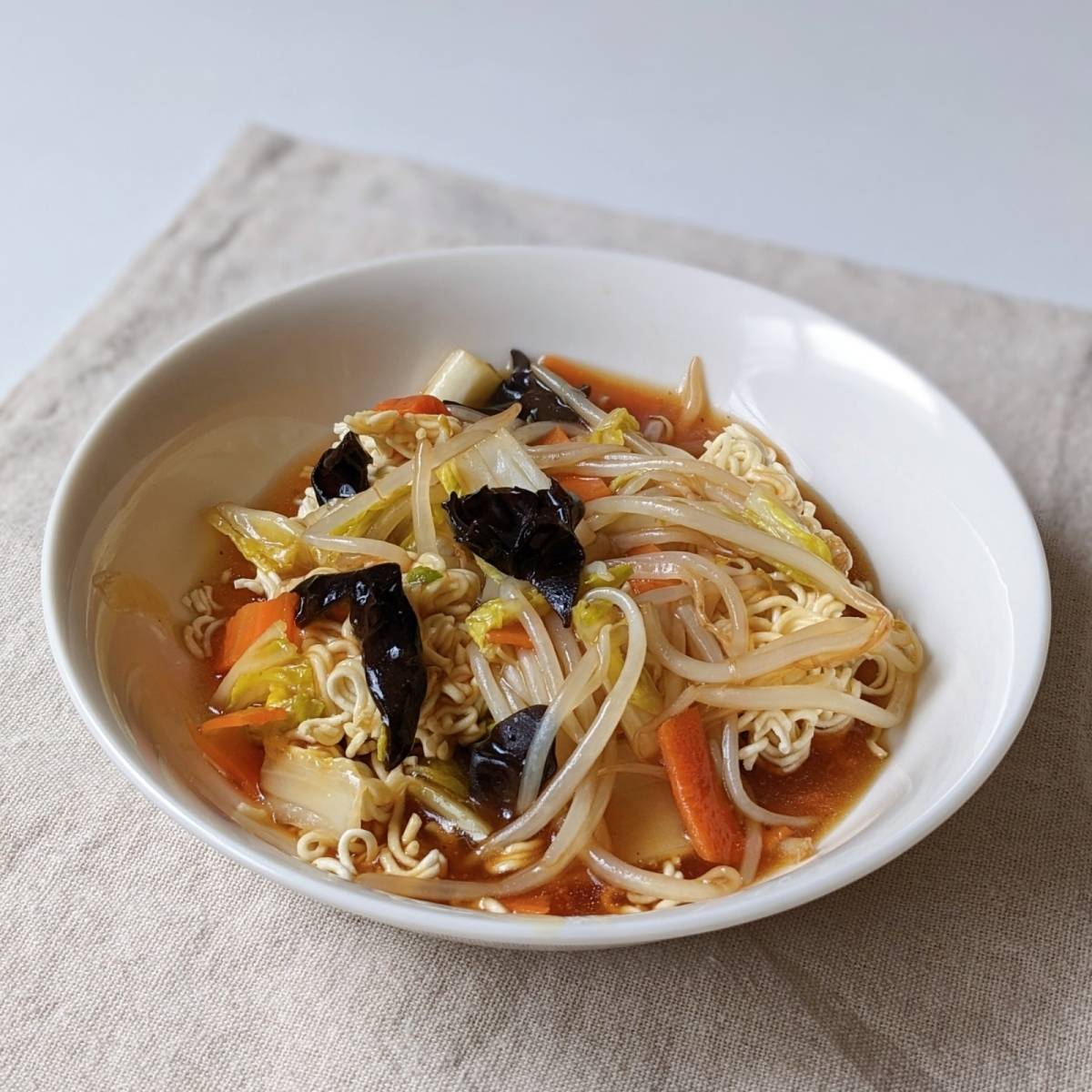 チャルメラ公式の「5分で作れる五目あんかけかた焼きそば」のレシピ